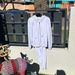 Cable & Gauge Studio White Zip-Up